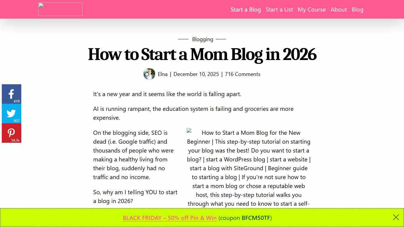 How to Start a Mom Blog in 2026 - Twins Mommy